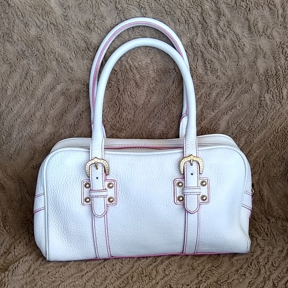 Dooney & Bourke Handbags - Dooney and Bourke White and pink purse